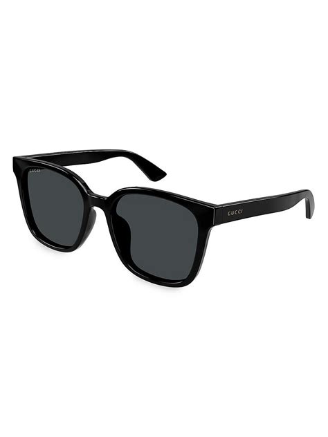 gucci black round glasses|56mm round sunglasses gucci.